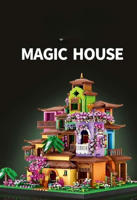 Building Toy Architectural Model Toy Set Style Without Box