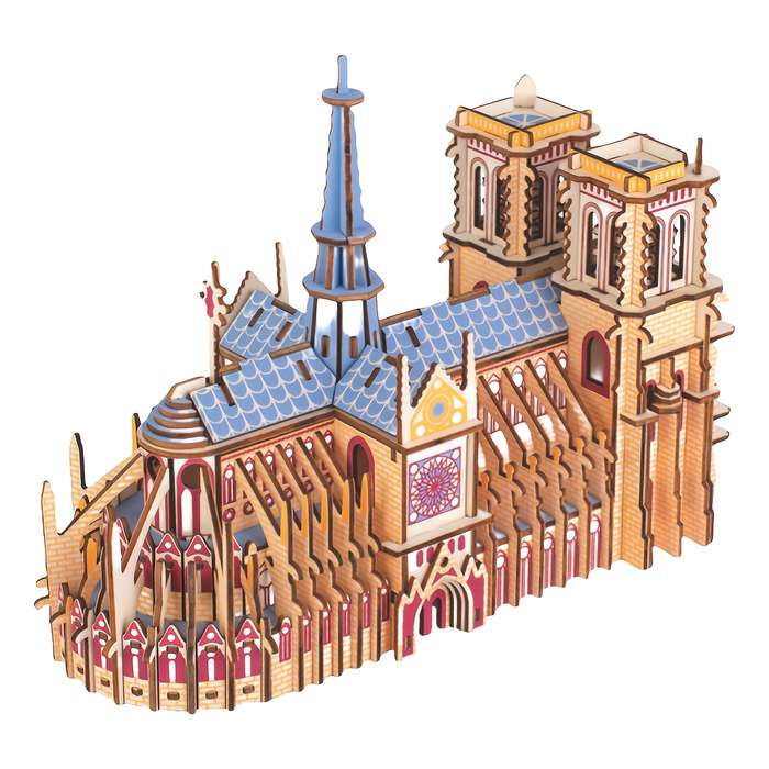 Building Toy Architectural Model Toy Set Style Notre Dame De Paris