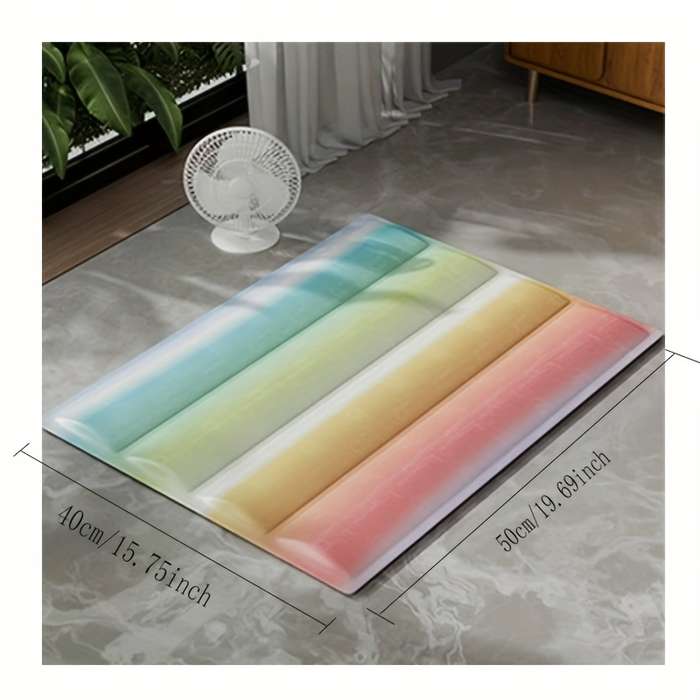 Pet Supplies Size Square Rainbow Ice Mat 30 X 40