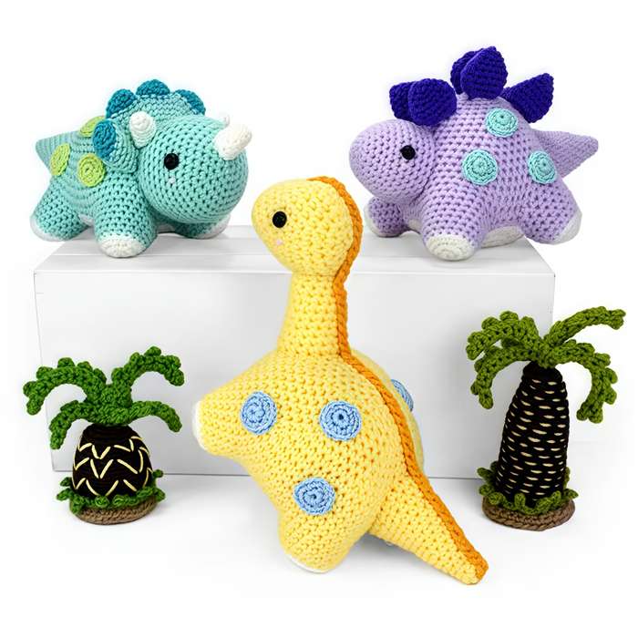 Toy Dolls Model YB051 three dinosaurs