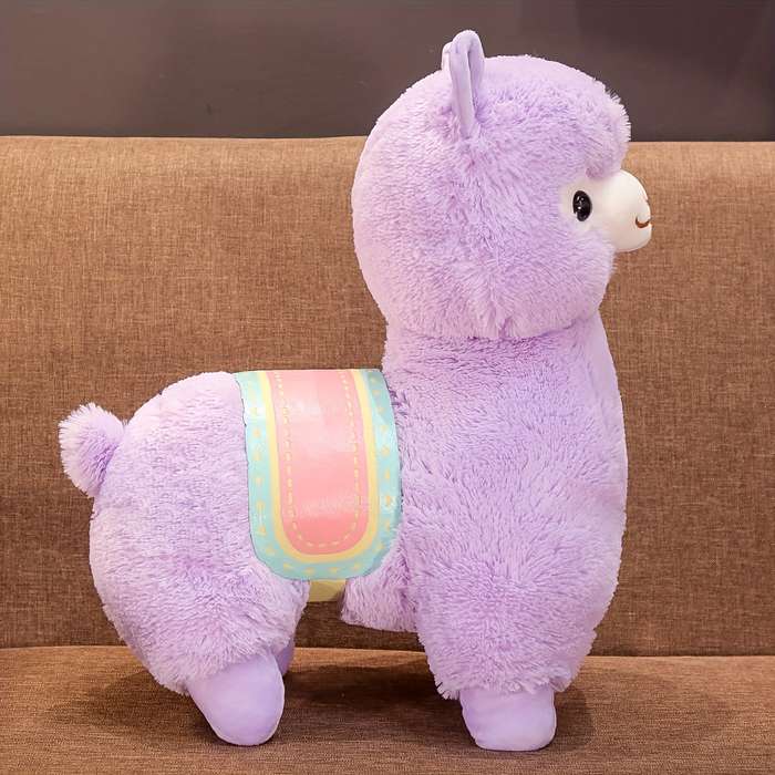 Toy Doll color Pink Saddle Alpaca size Small 35 Cm