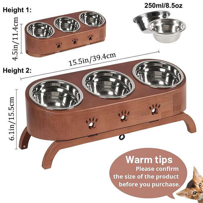 Pet Supplies Style Elevated Cat Food Bowl
