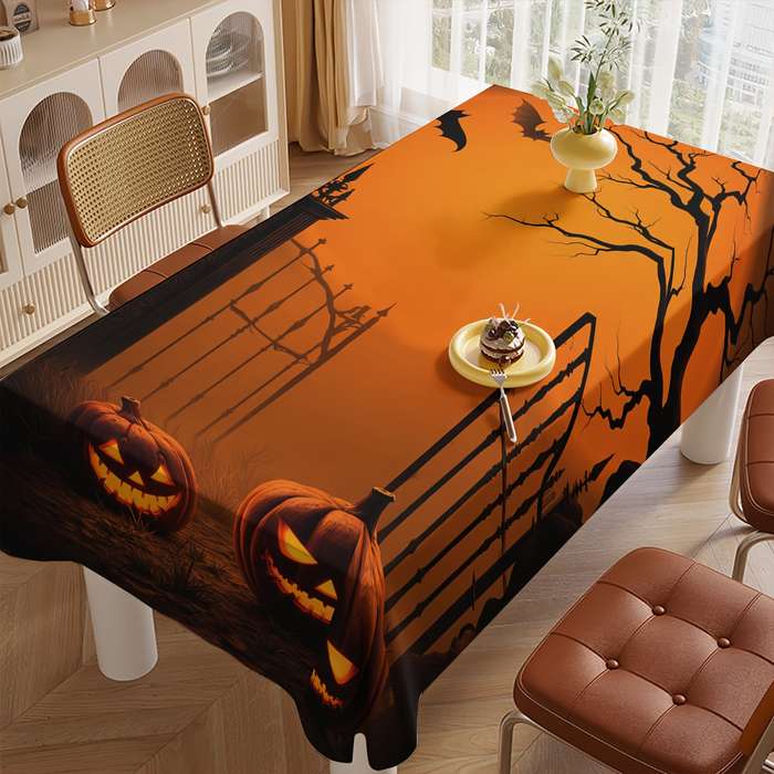 Halloween tablecloth decoration size 140cm x 180cm or 55.12in x 70.87in