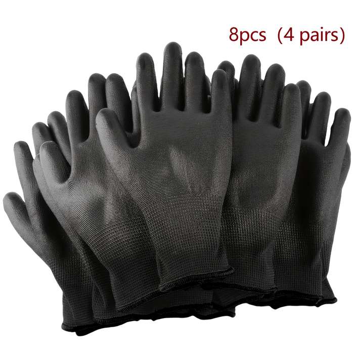 Work Gloves Color Black Size S