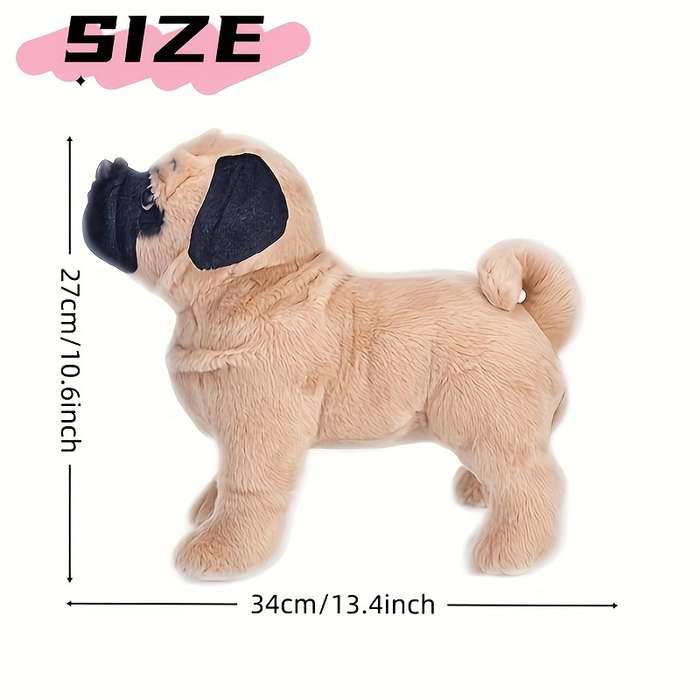 Toy Doll Model Pug Dog