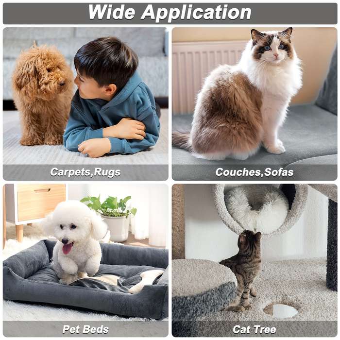 Pet supplies color Black Double    sided Four Sections