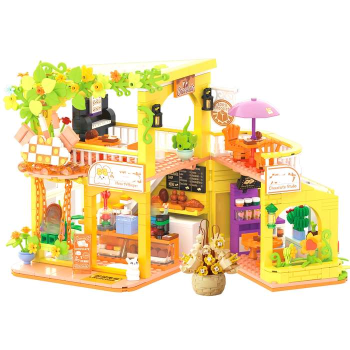 Building Toy Architectural Model Toy Set Style Without Box