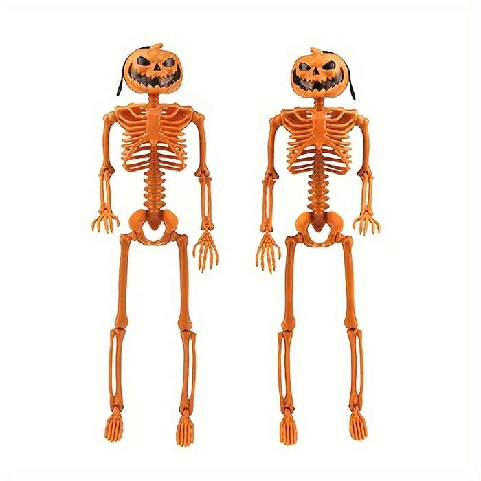 Halloween Decorations Style 2Pcs 40 Series Pumpkin Skull