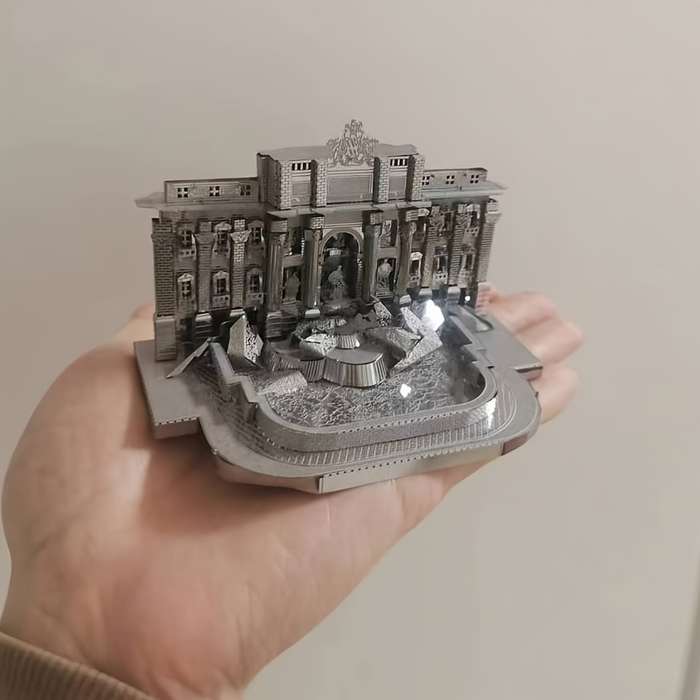 Building Toy Architectural Model Toy Set Items Rome Trevi Fountain