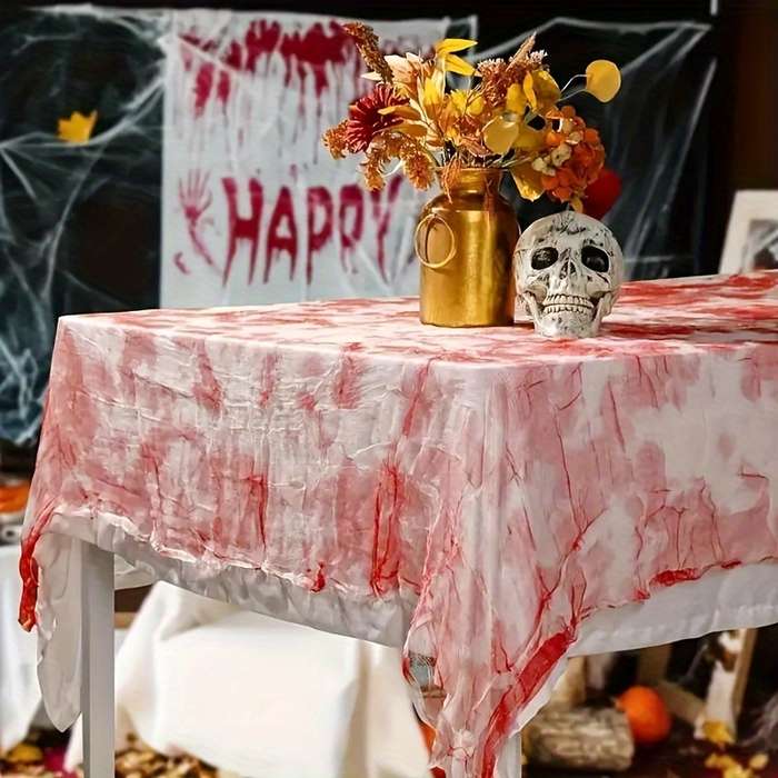 Halloween tablecloth decoration Quantity 2pcs