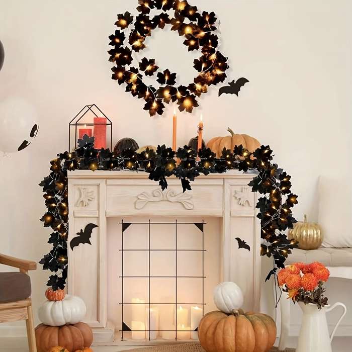 Halloween Decorations Color Warm Lighting