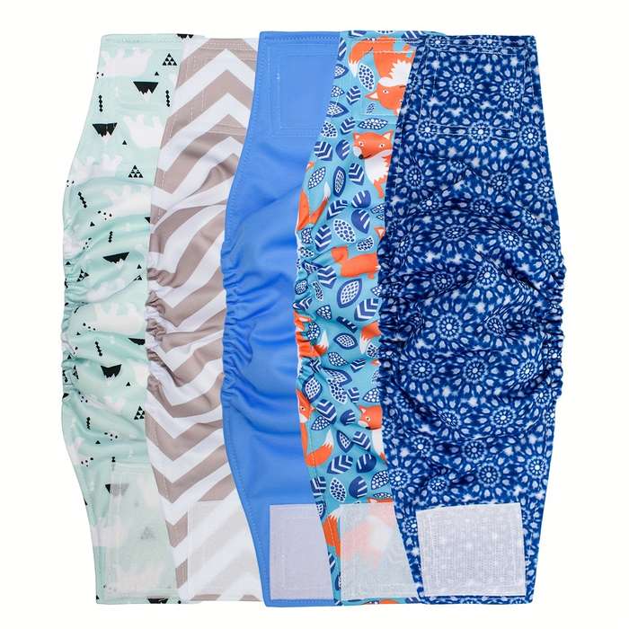Pet supplies color 5Pcs Blue size M