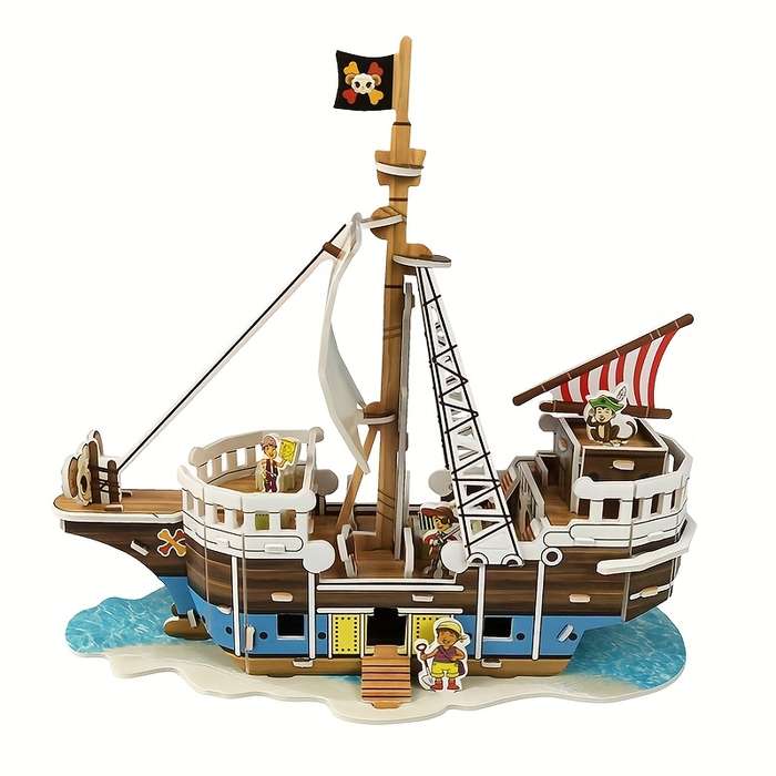3D Jigsaw Puzzle Model Ship