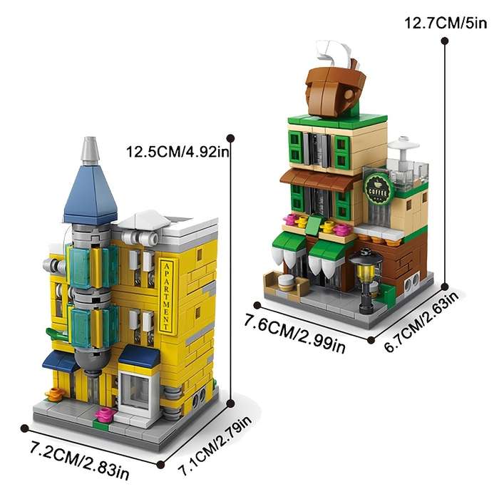 Building Toy Architectural Model Toy Set Items Fourth Set   559Pcs
