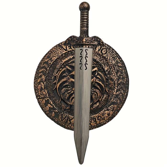 Toy Weapons Style Lion Shield Warrior Sword Set