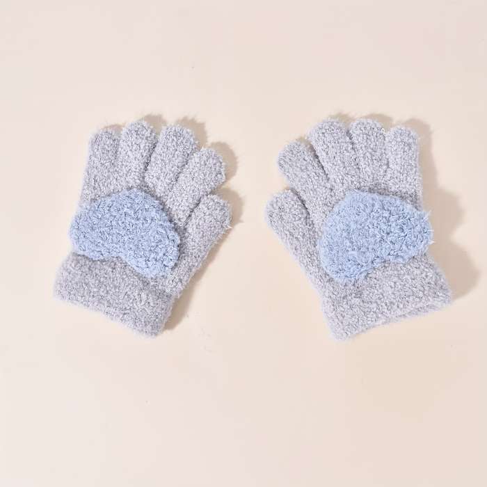 Winter Gloves Color Pink Size 1 To 3Y