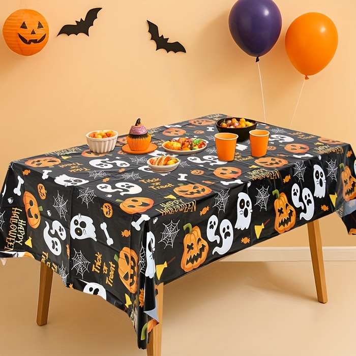 Halloween tablecloth decoration Quantity 2pcs