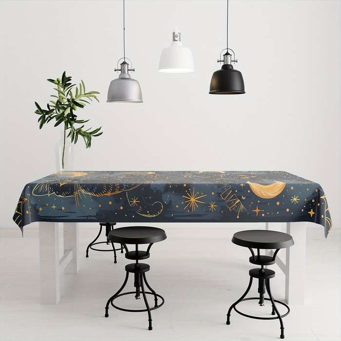 Halloween tablecloth decoration size 140cm x 180cm or 55.12in x 70.87in