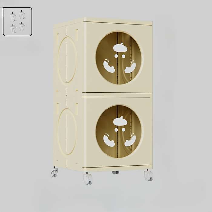 Storage And Organizationcolor White Size 2 Layer