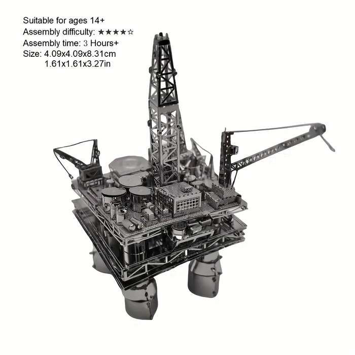 Building Toy Architectural Model Toy Set Style Drilling Platform