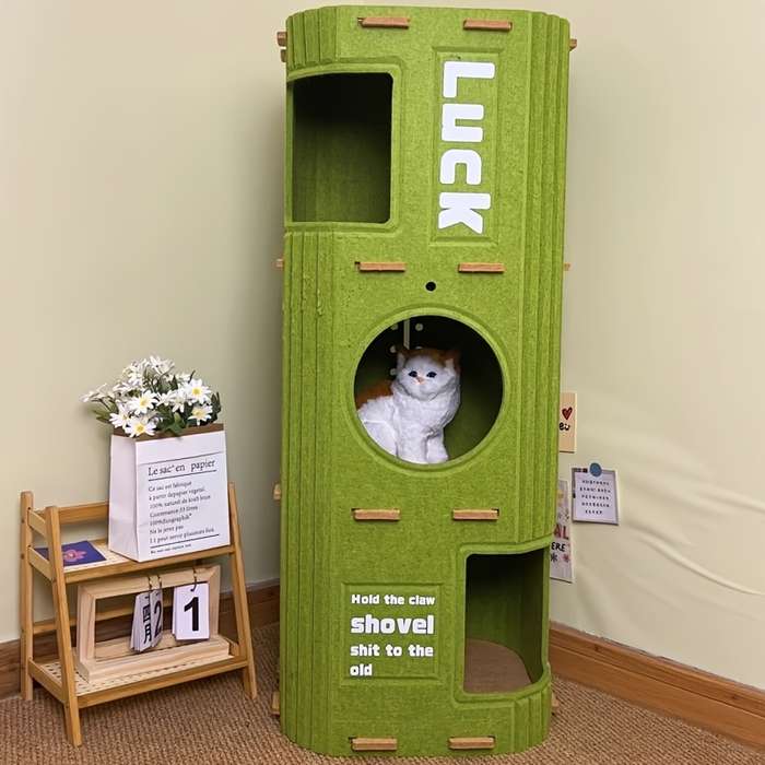 Pet supplies color Green Model Multi    hole 3    layer Cat Climbing Frame