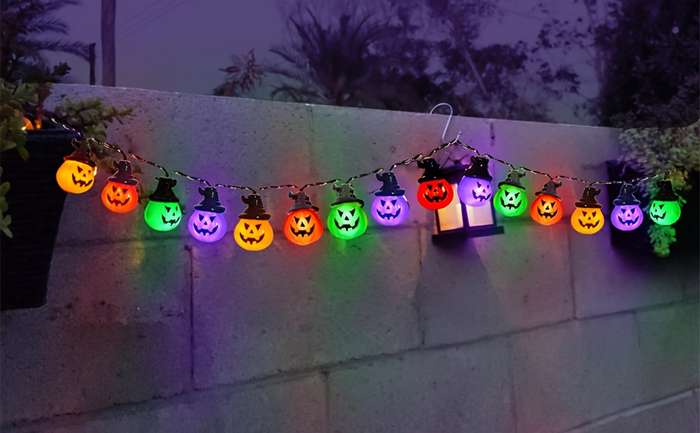 Halloween Decorations Items Colorful Pumpkins