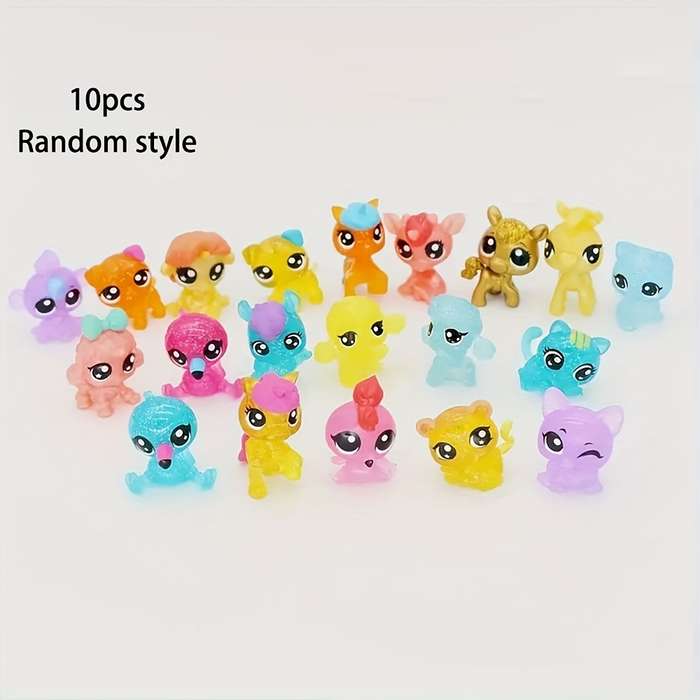 Toy Dolls color Polychrome Style 10pcs Mixed