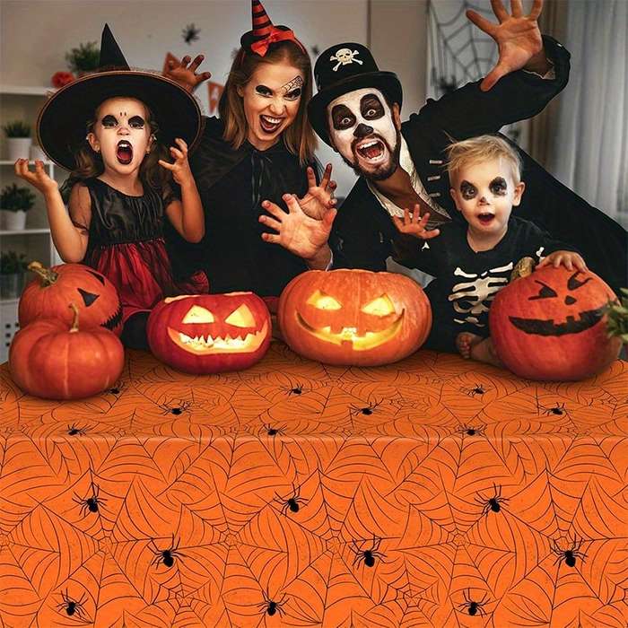 Halloween tablecloth decoration Quantity 3pcs