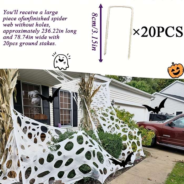 Halloween Decorations Items Giant Spider Web
