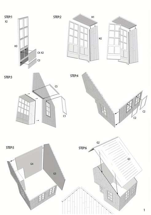 Building Toy Architectural Model Toy Set Quantity 1 Set