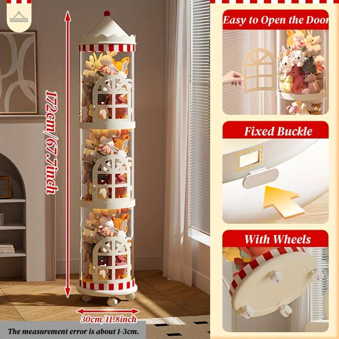 Storage And Organizationsize Mobile Model 172Cm Three Layers