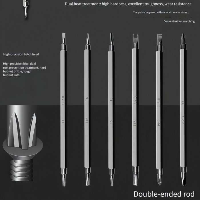 Screwdriver Bit Tool Set Color 6Pcs Set Colorful