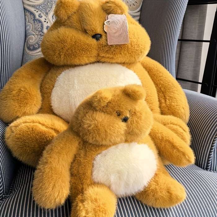 Toy Doll Model Big Yellow Bear