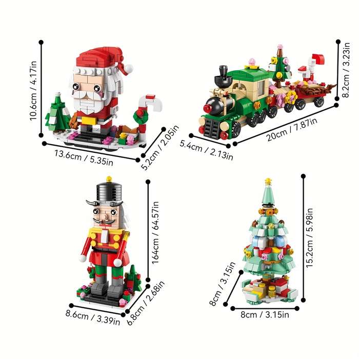 Building Toy Architectural Model Toy Set Style Building Blocks 5