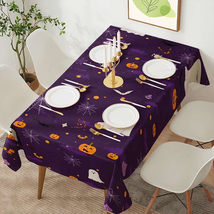 Halloween tablecloth decoration size 140cm x 180cm