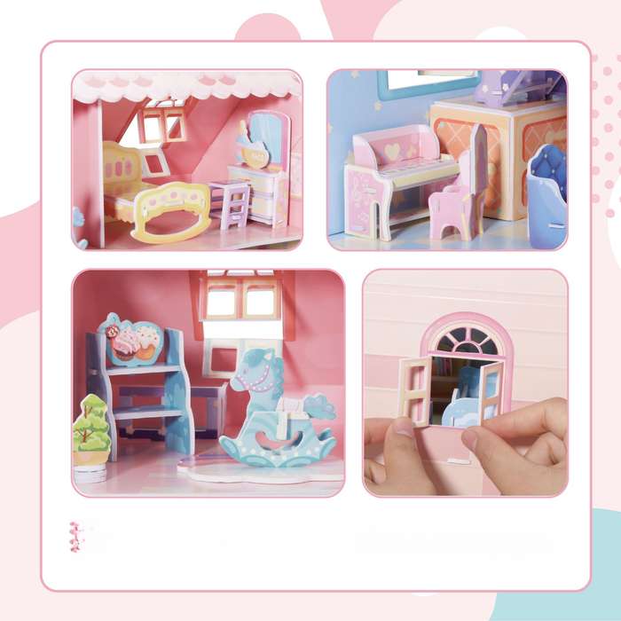 Building Toy Architectural Model Toy Set Style Mini House