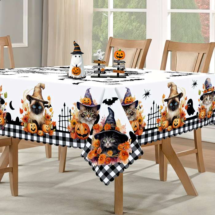 Halloween tablecloth decoration size Square 60x60in or 150x150cm