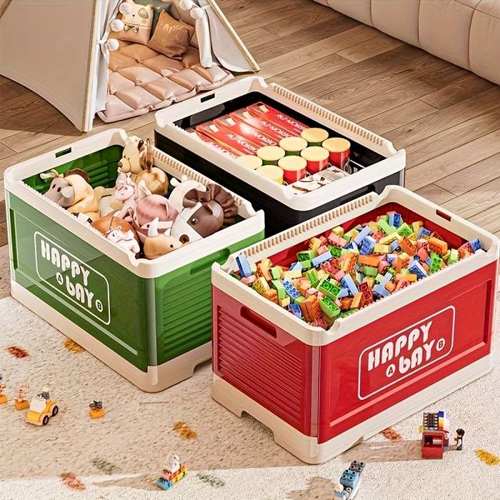 Storage And Organizationmodel Red   Foldable   Width 40Cm 15.75In   Wheels X 4