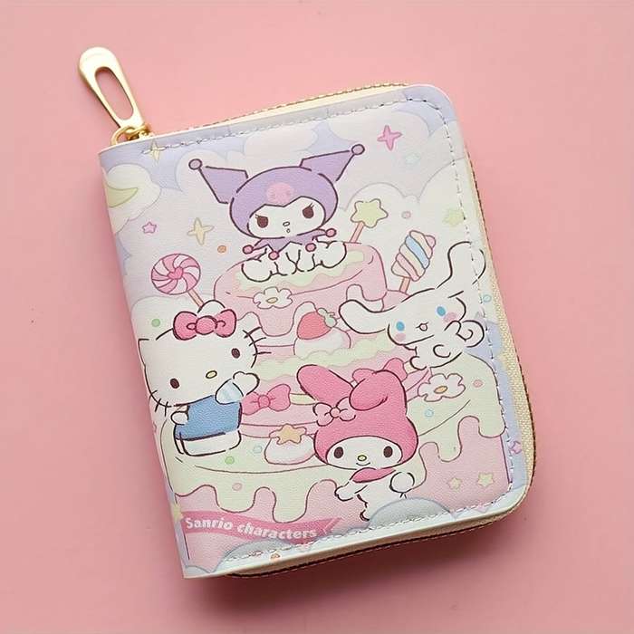 1pc Sanrio Wallet Cute Fashionable Bag for Kuromi My Melody Purse for Women Perfect Gift for Chr