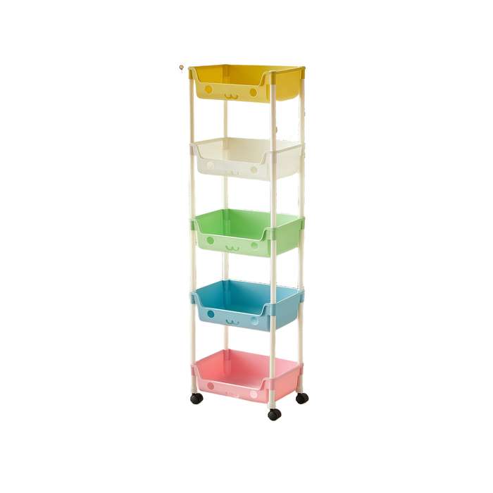 Storage And Organizationmodel Five Layer Storage Shelf