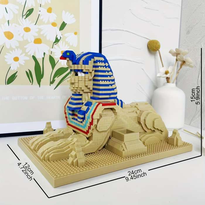 Building Toy Architectural Model Toy Set Items Sphinx 2936Pcs
