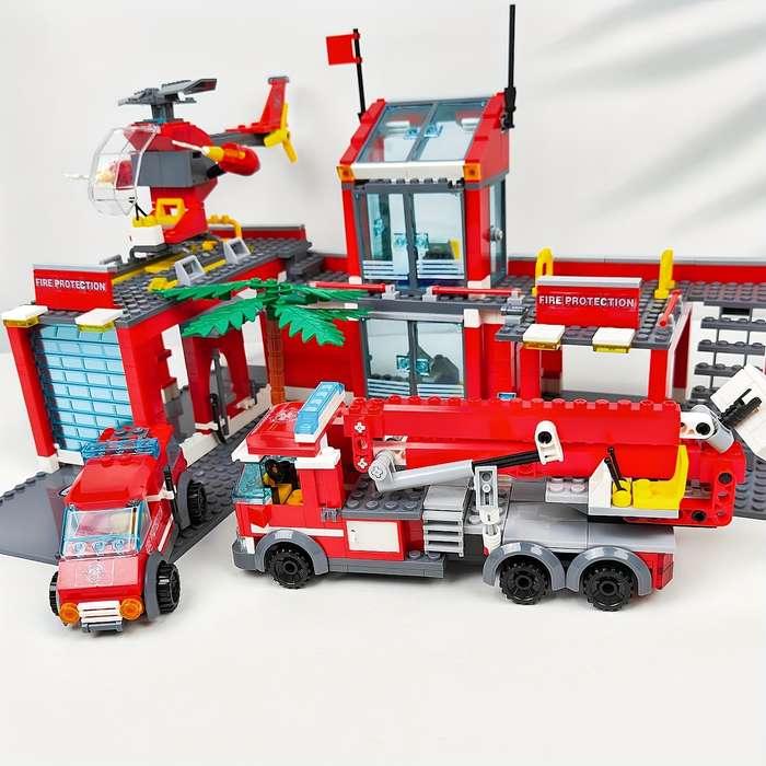 Building Toy Architectural Model Toy Set Items No. 07  758 Pieces