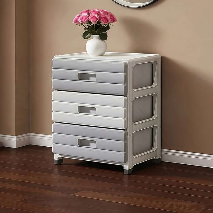 Storage And Organizationcolor Grey White Items 3 Layer