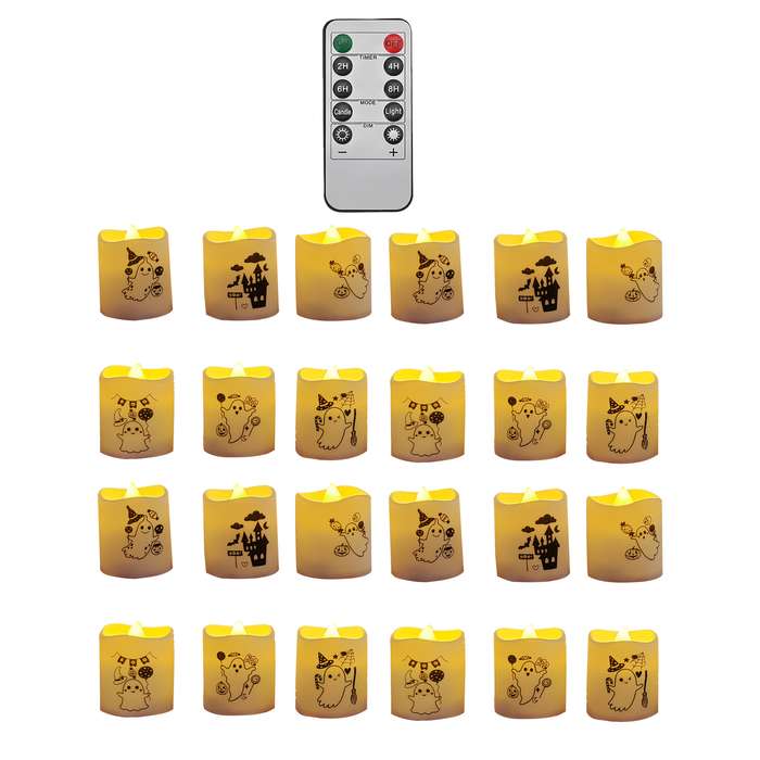 Halloween Decorations Quantity 24Pack With Remote