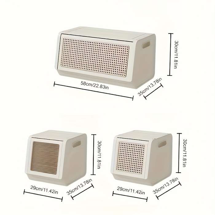 Storage And Organizationmodel Transparent Panel   Face Width 58Cm 22.83In