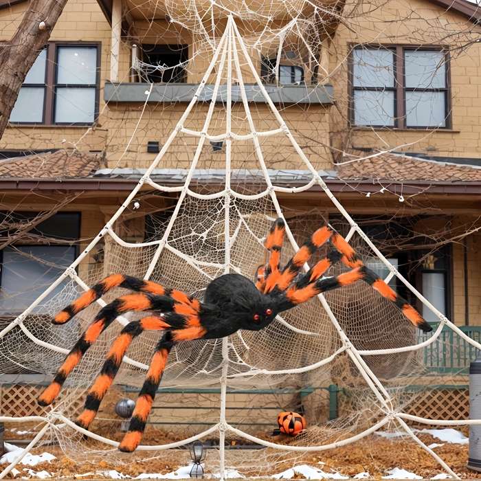 Halloween Decorations Size 200Cm Spider  Add   5M Spider Web