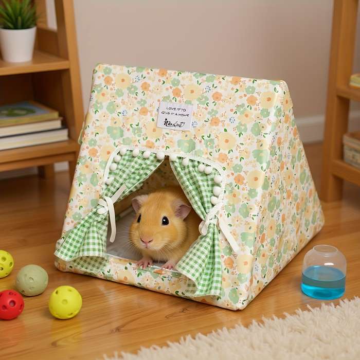 Pet supplies color Yellow And Green Floral size Large