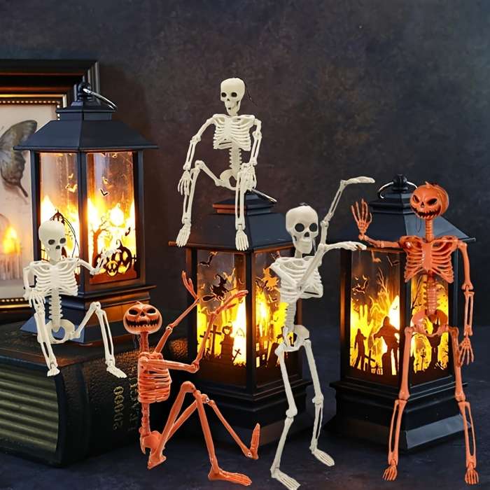 Halloween Decorations Style 2Pcs 40 Series Pumpkin Skull
