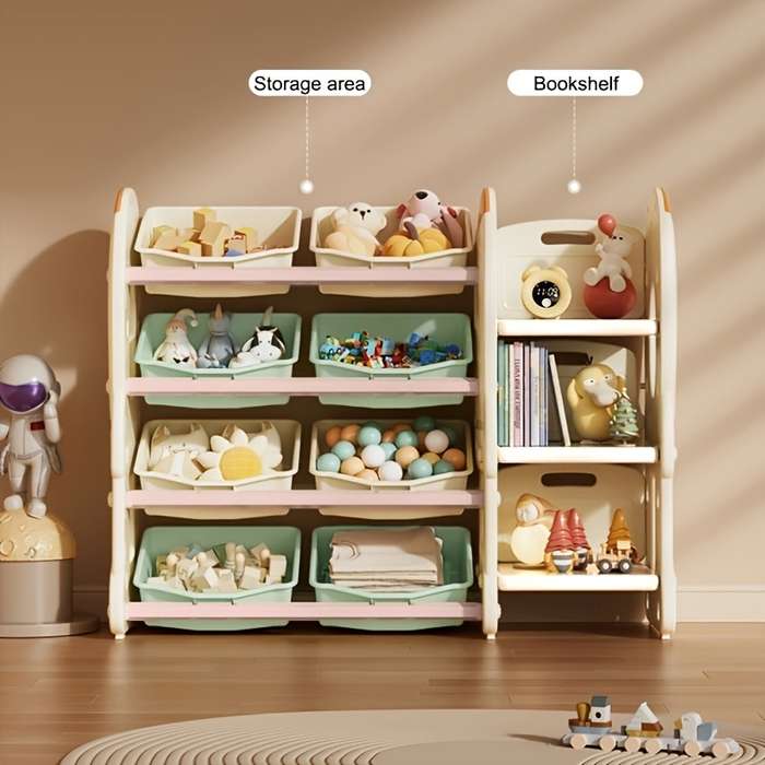Storage And Organizationmodel With Bookshelf