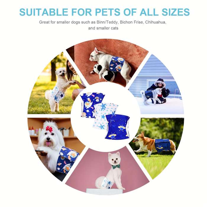 Pet supplies color Blue size M